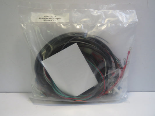 Harley Davidson Complete Wiring Harness 1973-1974 XLH