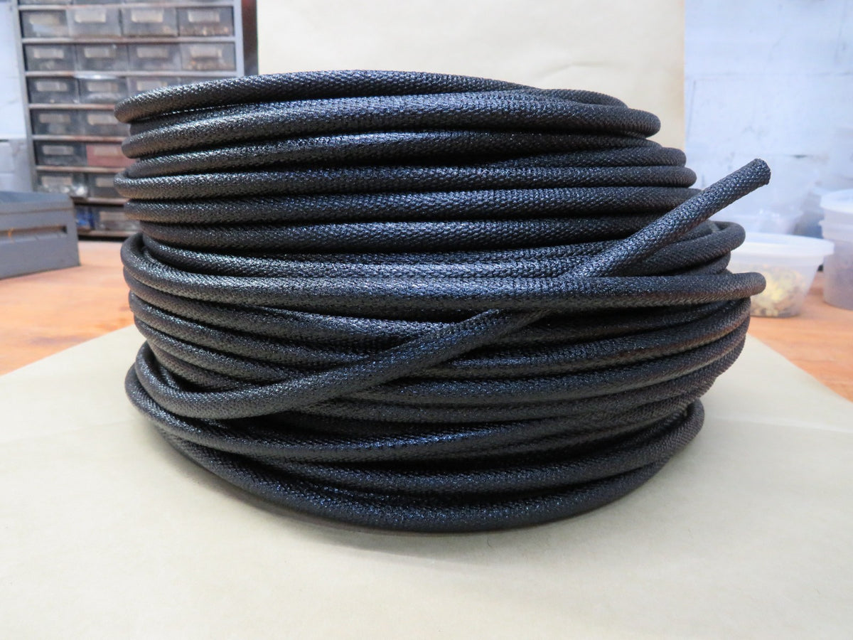 10 feet 3/16" Asphalt Cloth Loom