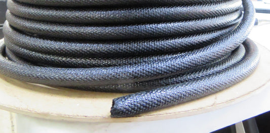 10 feet 3/8" Asphalt Cloth Wire Loom