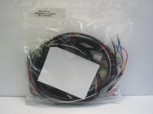 Harley Davidson Complete Wiring Harness 1973-1974 XLCH