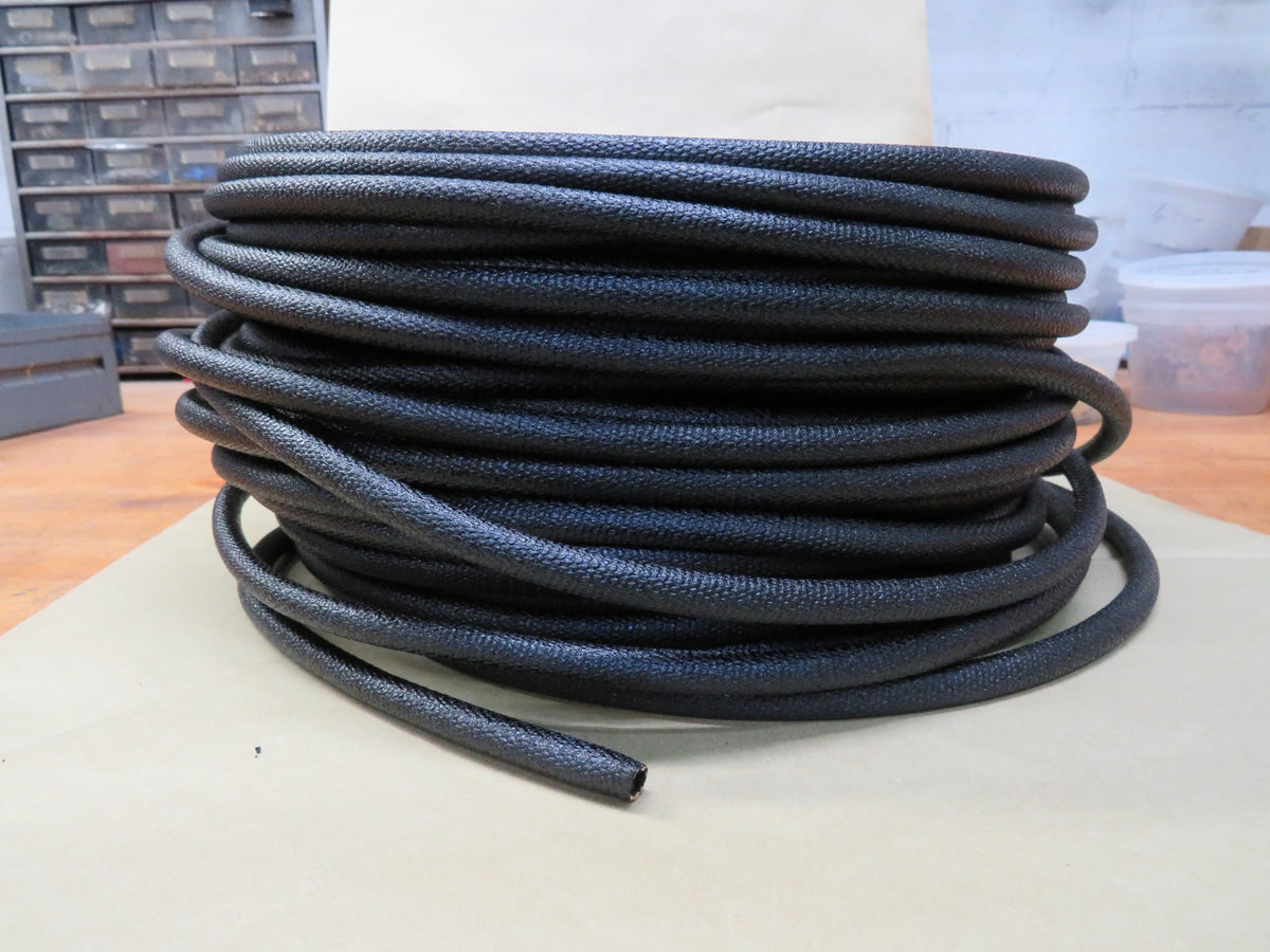 10 feet 1/4" Asphalt Cloth Wire Loom