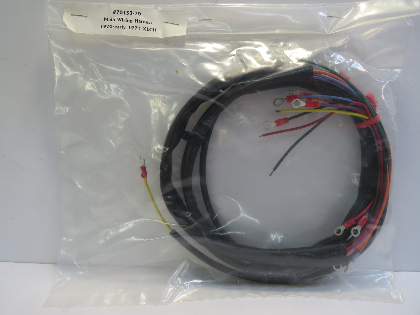 Harley Davidson Main Wiring Harness 1970-Early & 1971 XLCH