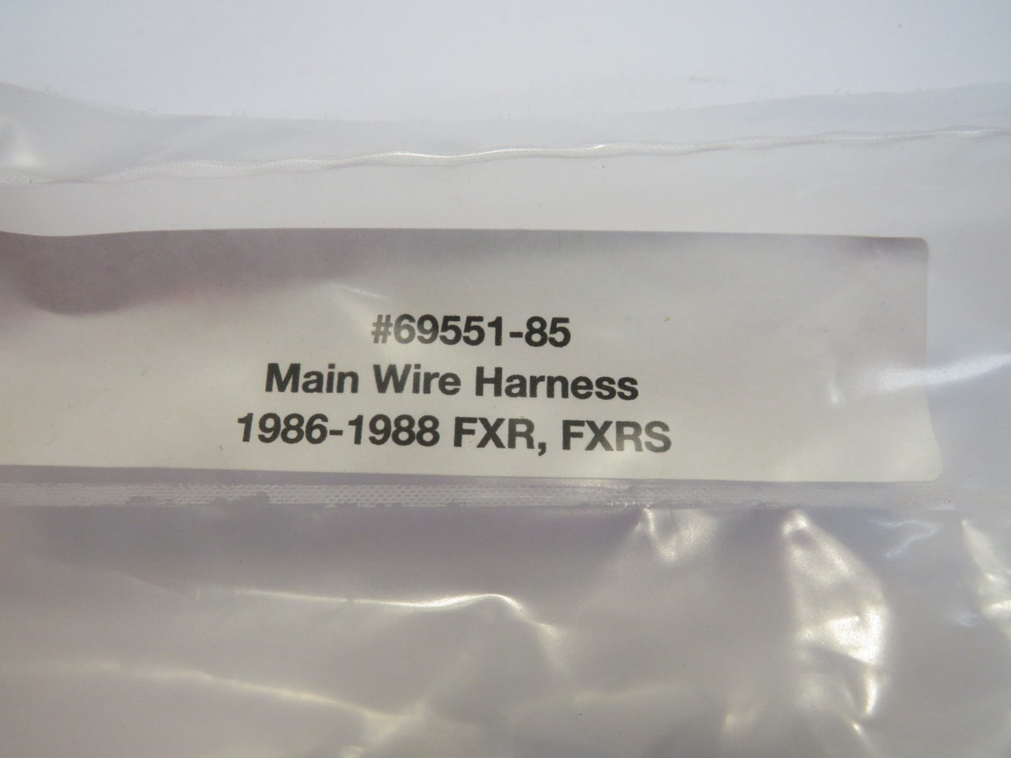 Harley Davidson Main Wiring Harness 1986-1988 FXR and FXRS