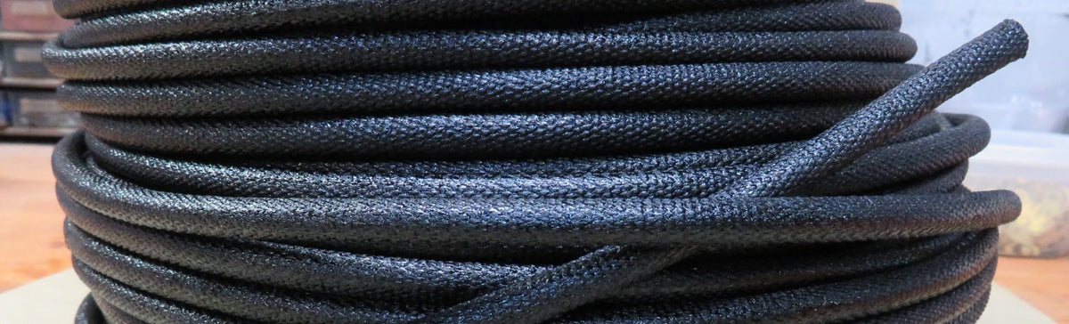10 feet 3/16" Asphalt Cloth Loom