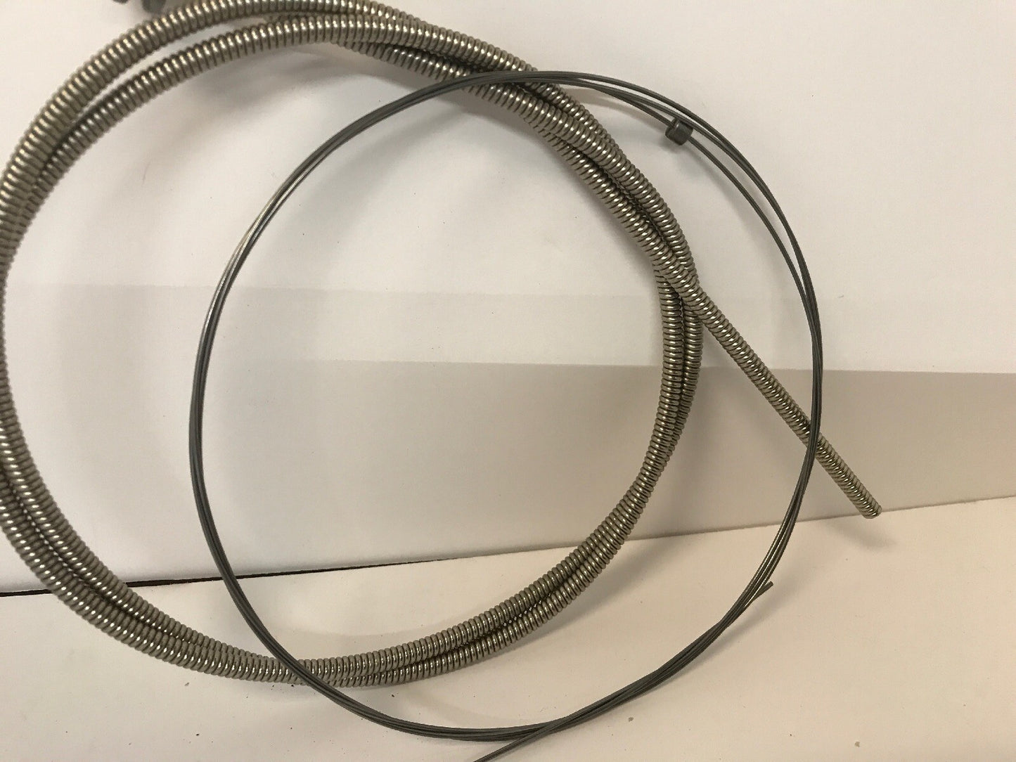 Harley  JD, Single, Early Harley Throttle and Spark Cable Nickel Plus Cable Nuts