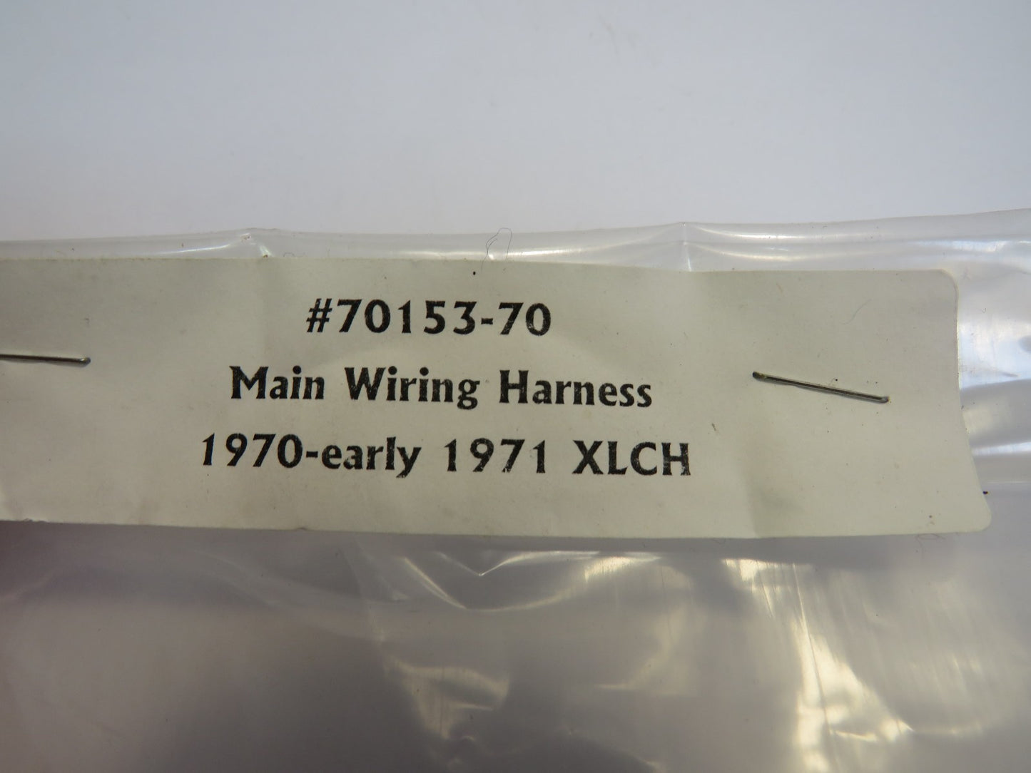 Harley Davidson Main Wiring Harness 1970-Early & 1971 XLCH