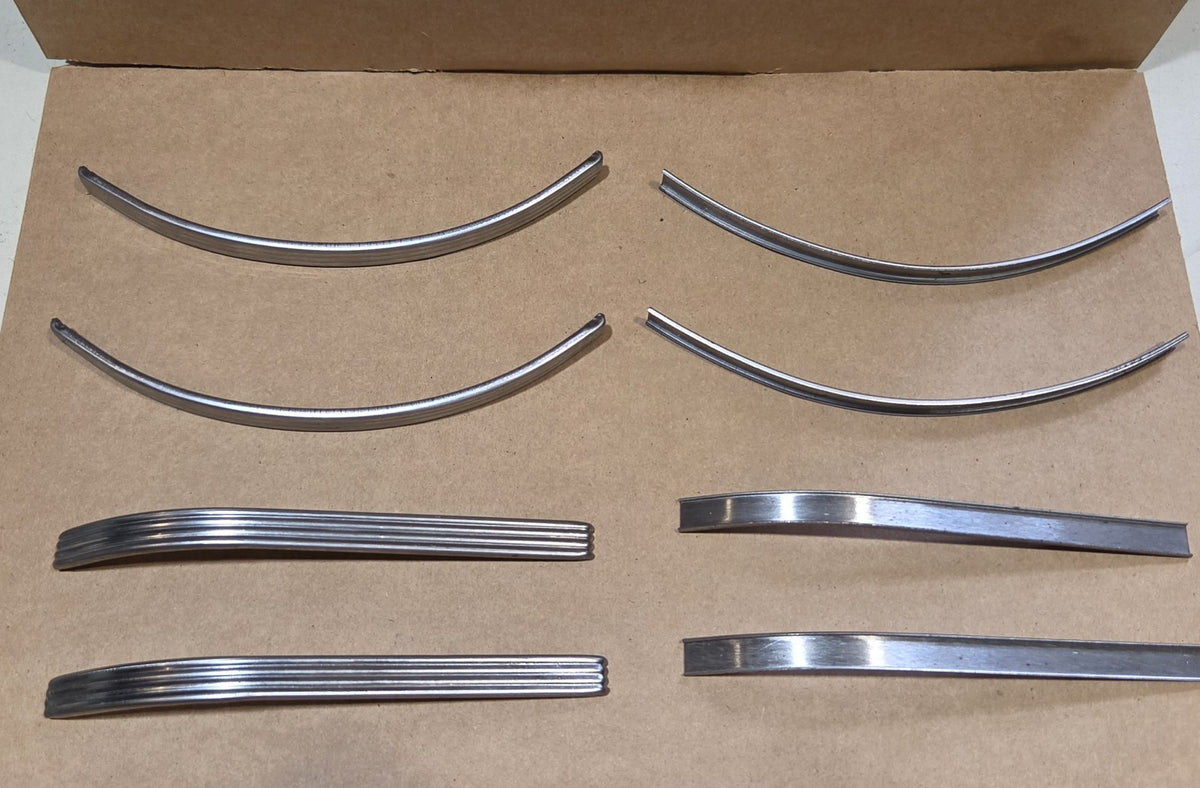 Harley Knucklehead UL WL Tank Trim Set with Mounting Strips 1941-1946
