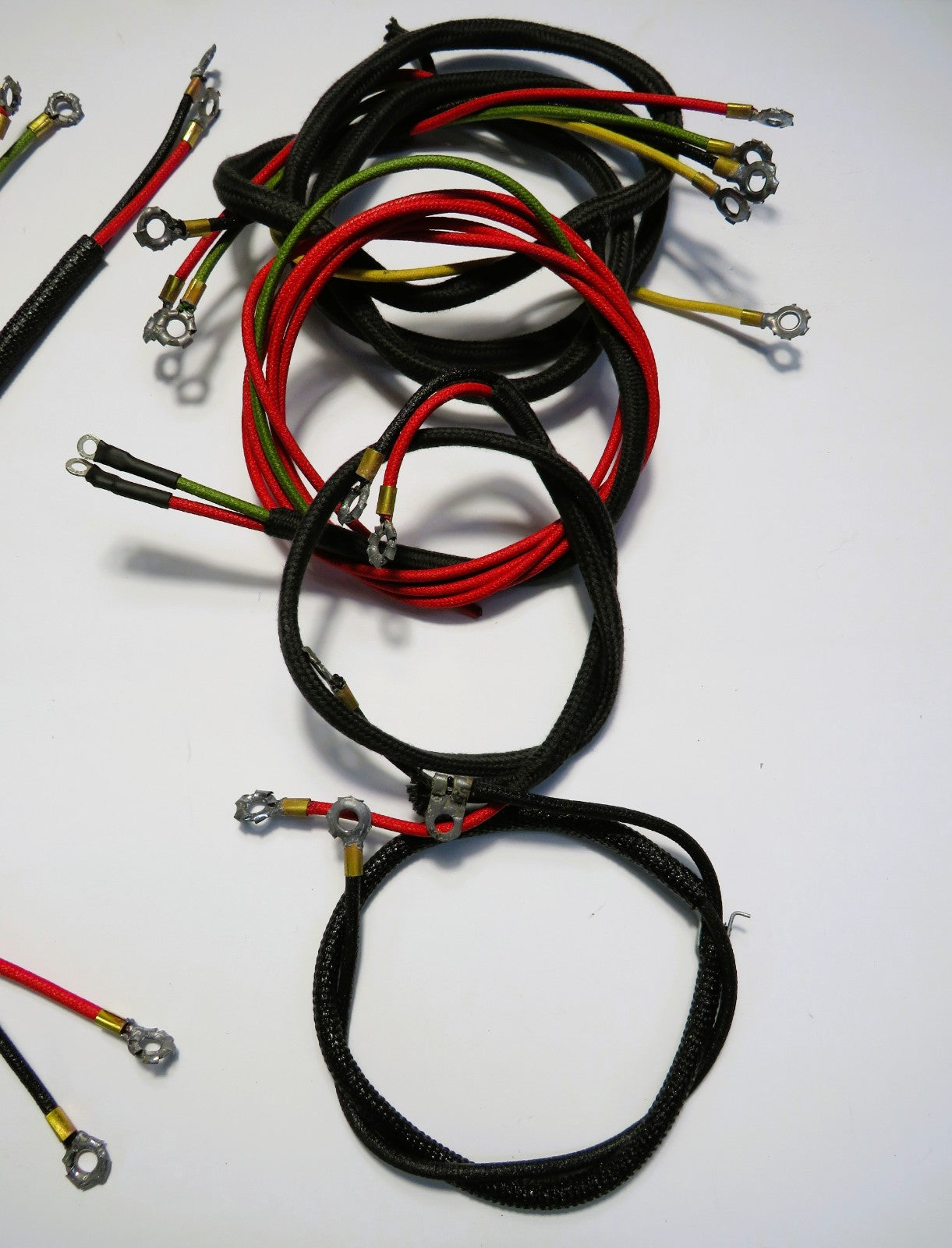 Harley 1931-1933 VL, RL Complete Wiring Kit Premium Braiding