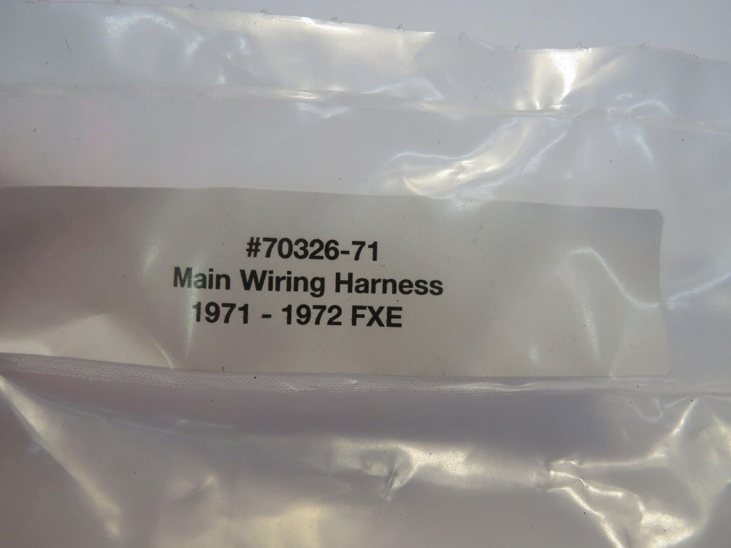 Harley Davidson Main Wiring Harness 1971-1972 FXE