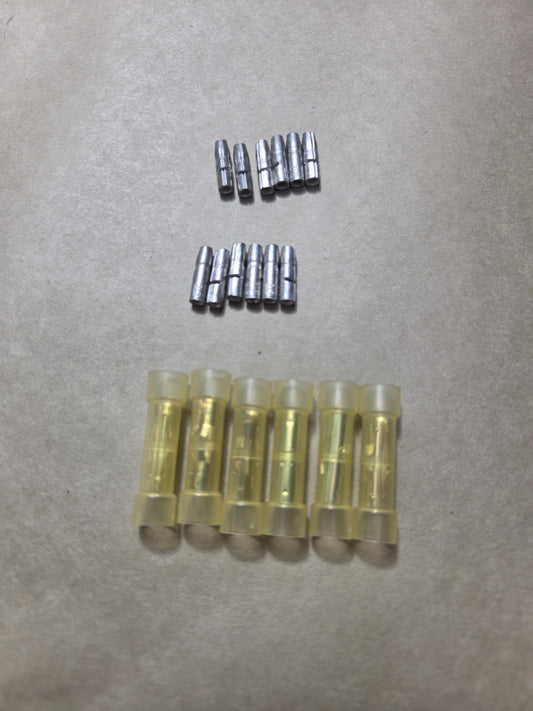 Vintage Style Early Harley/ Indian Bullet Terminals W/ Connectors