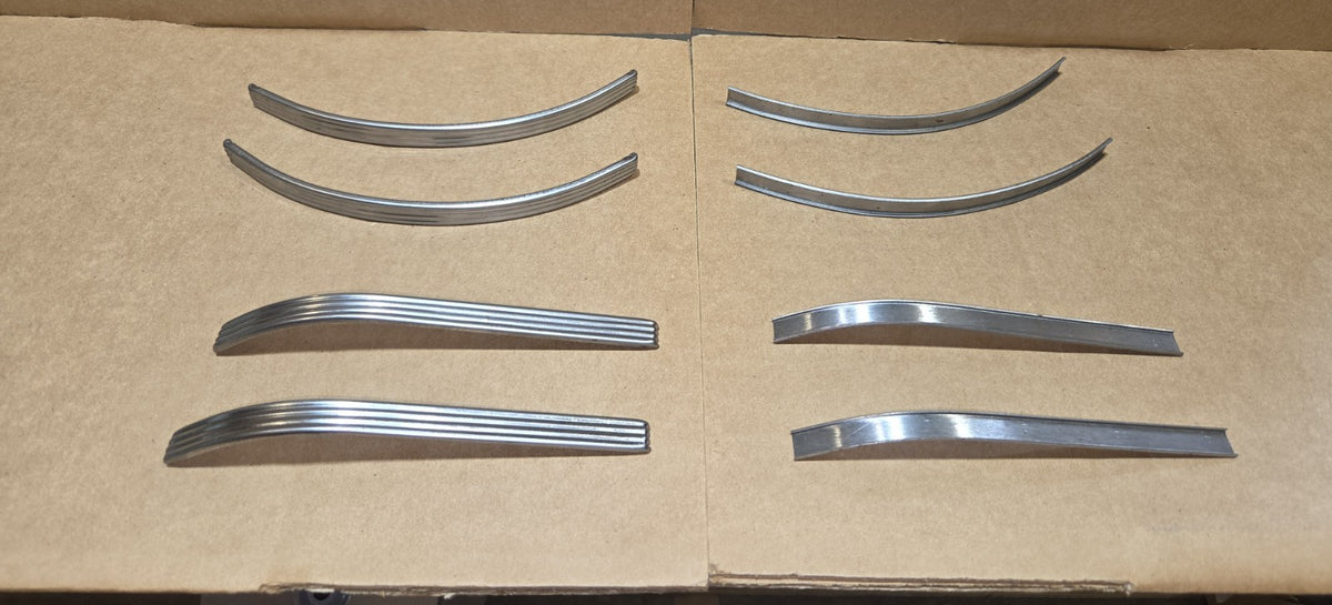 Harley Knucklehead UL WL Tank Trim Set with Mounting Strips 1941-1946