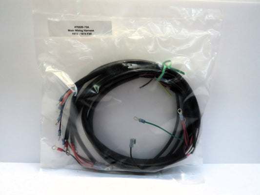 Harley Davidson Main Wiring Harness 1973-1974 FXE