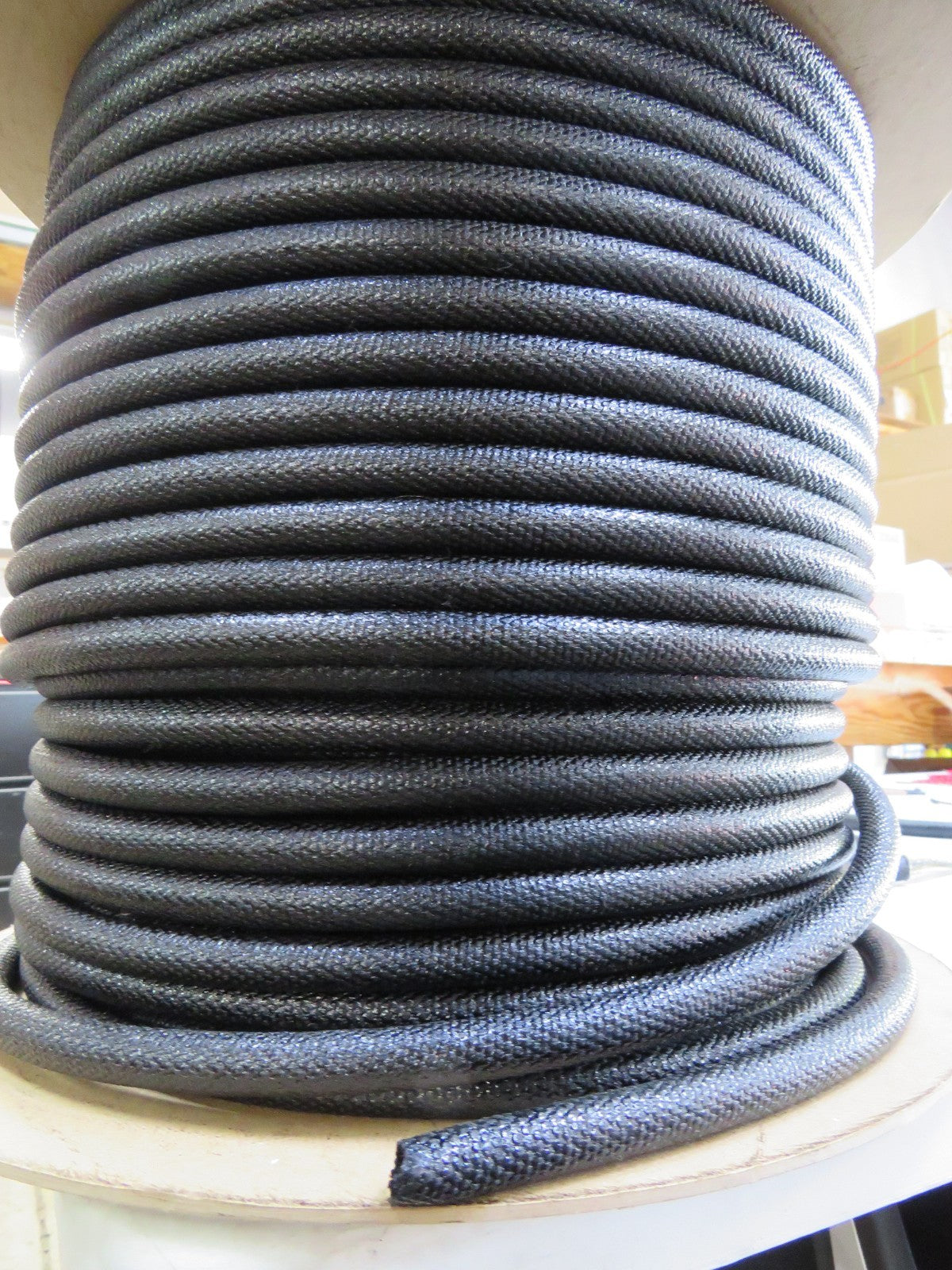 10 feet 3/8" Asphalt Cloth Wire Loom